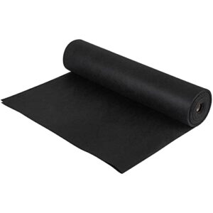 VEVOR Geotextile Landscape, 15ft x 20ft 4 oz Non-Woven PP Drainage 350N Tensile Strength & 440 N Load Capacity, for Ground Cover, Garden Fabric, French Drains, Black