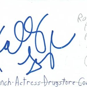 Kelly Lynch Actress Movie TV Autographed Signed Index Card with JSA COA