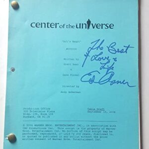 Ed Asner REAL SIGNED Center Of The Universe Full Table Draft Script JSA COA