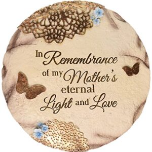 Pavilion Gift Company 19069 "Remembering Mother" Memorial Garden Stone, 10-Inch,Blue