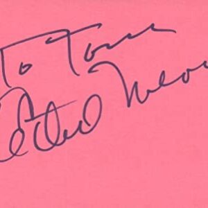 Neil Simon Playwright Screenwriter 1976 Autographed Signed Index Card JSA COA