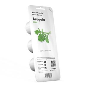 click and grow smart garden arugula plant pods, 3-pack