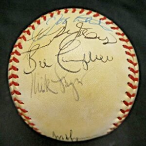 1985 World Series St. Louis For Cardinals Signed Ball 25 Signatures Full JSA Letter