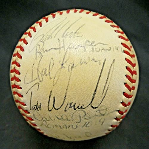 1985 World Series St. Louis For Cardinals Signed Ball 25 Signatures Full JSA Letter