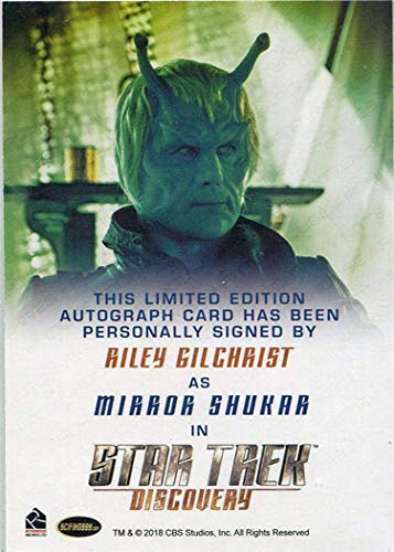 Star Trek Discovery Season 1 Autograph Card Riley Gilchrist as Mir. Shukar (FB)