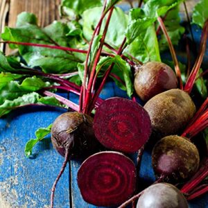 The Old Farmer's Almanac Heirloom Beet Seeds (Detroit Dark Red) - Approx 360 Seeds - Non-GMO, Open Pollinated, USA Origin