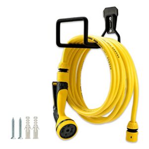 garden hose holder wall mount, heavy duty water hose hanger garden hose rack indoor outdoor tube rope organizer, 1 pc