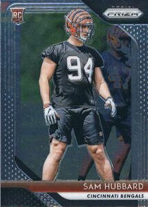 2018 panini prizm #266 sam hubbard cincinnati bengals rookie football card