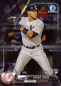 2017 bowman chrome baseball #56 aaron judge rookie card