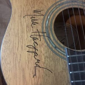 MERLE HAGGARD SIGNED AUTOGRAPHED GUITAR JSA COA