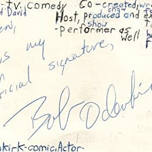 Ben Odenkirk Actor Comedian Movie Autographed Signed Index Card JSA COA