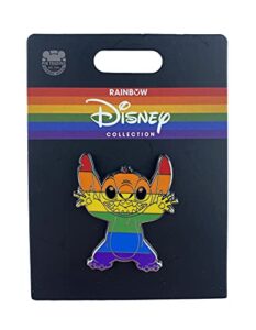 disney pin – rainbow pride collection – stitch