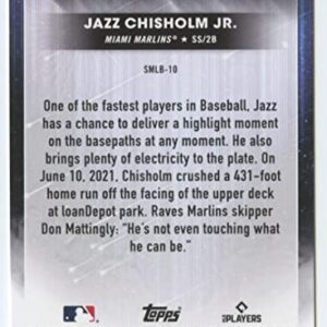 2022 Topps Stars of MLB #SMLB-10 Jazz Chisholm Jr. Miami Marlins MLB Baseball Card NM-MT