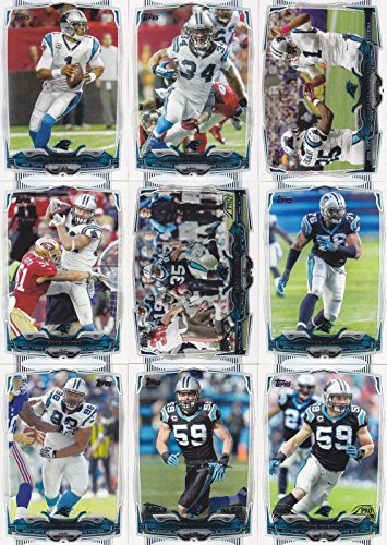 Carolina Panthers 2014 Topps NFL Football Complete Regular Issue 14 Card Team Set Including Cam Newton, Luke Kuechly, Kelvin Benjamin Plus