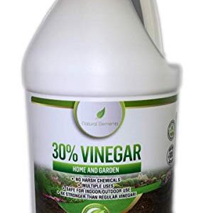 Natural Elements 30% Vinegar | Home & Garden | 6X Cleaning Power | Multiple Uses | 1 Gallon