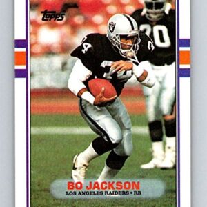 1989 Topps Football #269 Bo Jackson Los Angeles Raiders Official NFL Trading Card