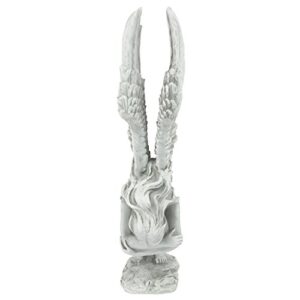 Design Toscano NG33765 Remembrance and Redemption Angel Religious Garden Statue, Medium 15 Inch, Ivory