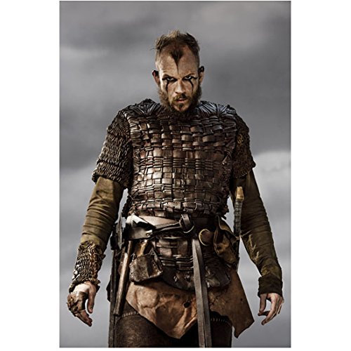 Vikings 8 x 10 Photo Gustaf Skarsgard Grey Sky Looking Downward Creepy & Dangerous Pose 1 kn