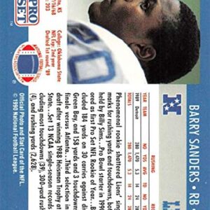 1990 Pro Set #102 Barry Sanders