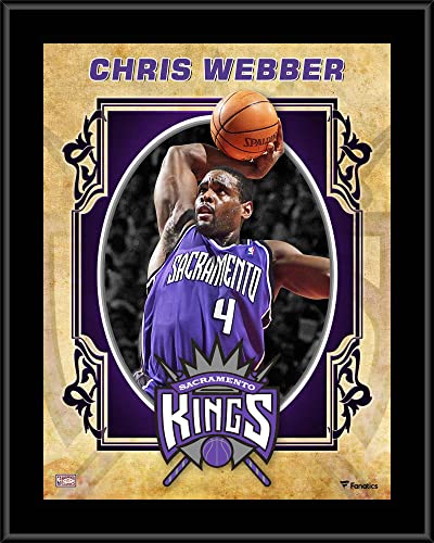 Chris Webber Sacramento Kings 10.5" x 13" Sublimated Hardwood Classics Player Plaque - NBA Team Plaques and Collages