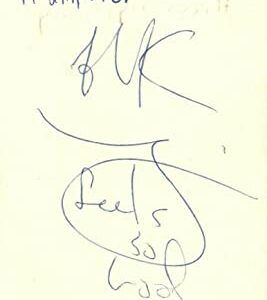 Chuck Mangione Flugelhorn Trumpeter Player Jazz Music Signed Index Card JSA COA