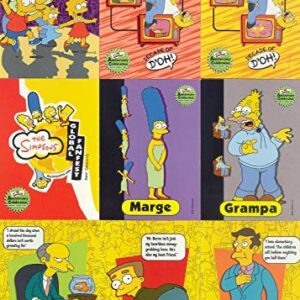 THE SIMPSONS 10TH ANNIVERSARY CELEBRATION 2000 INKWORKS BASE CARD SET OF 81 AN