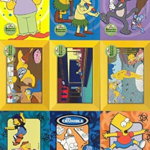 THE SIMPSONS 10TH ANNIVERSARY CELEBRATION 2000 INKWORKS BASE CARD SET OF 81 AN