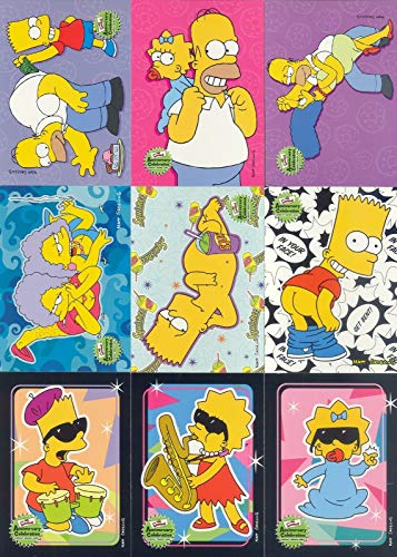 THE SIMPSONS 10TH ANNIVERSARY CELEBRATION 2000 INKWORKS BASE CARD SET OF 81 AN