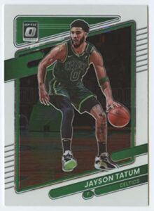 2021-22 donruss optic #25 jayson tatum boston celtics nba basketball trading card
