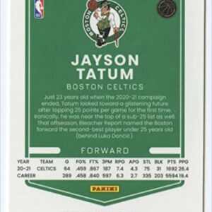 2021-22 Donruss Optic #25 Jayson Tatum Boston Celtics NBA Basketball Trading Card