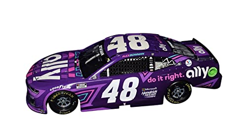 AUTOGRAPHED 2021 Alex Bowman #48 Ally Racing DOVER RACE WIN (Raced Version) Hendrick Motorsports Signed 1/24 Scale NASCAR Diecast Car with COA (1 of only 792 produced)