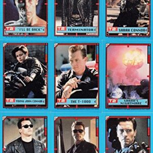 TERMINATOR 2 JUDGEMENT DAY MOVIE 1991 TOPPS COMPLETE BASE CARD SET OF 44