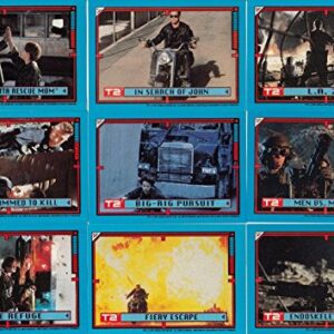 TERMINATOR 2 JUDGEMENT DAY MOVIE 1991 TOPPS COMPLETE BASE CARD SET OF 44