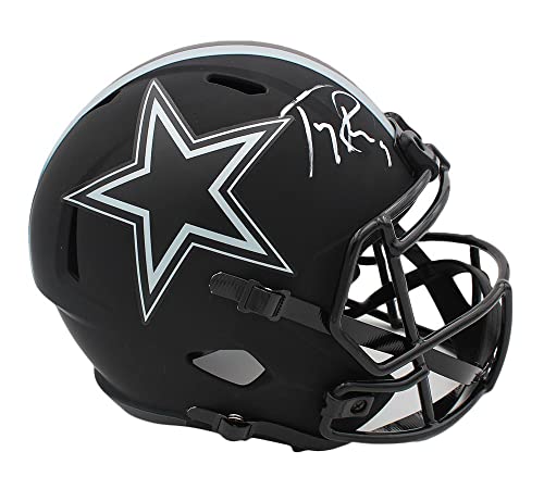 Tony Romo Signed Dallas Cowboys Speed Full Size Eclipse NFL Helmet - Autographed NFL Helmets