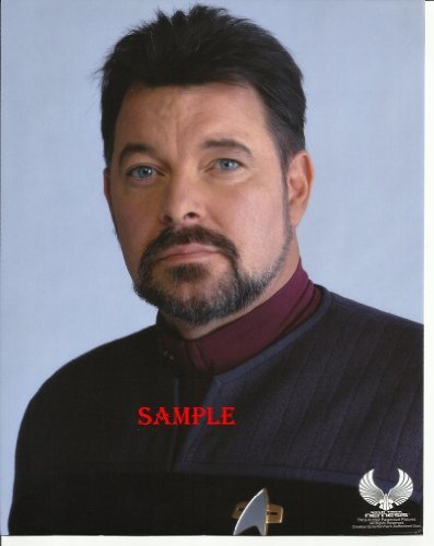 Star Trek The Next Generation TNG Jonathan Frakes Nemesis 8x10 Photo with Logo STNG1206