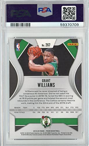 Graded 2019-20 Panini Prizm Grant Williams #267 Rookie RC Basketball Card PSA 10 Gem Mint