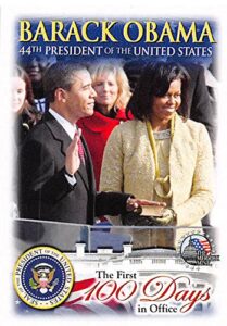 barack obama & michelle obama trading card (44th president of the united states, induction) 2009 merrick mint #3