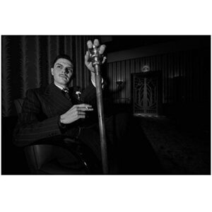 american horror story: hotel evan peters as mr. james march smoking 8 x 10 inch photo