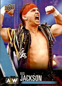 2021 upper deck all elite wrestling aew #20 nick jackson official trading card