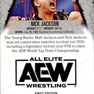 2021 Upper Deck All Elite Wrestling AEW #20 Nick Jackson Official Trading Card