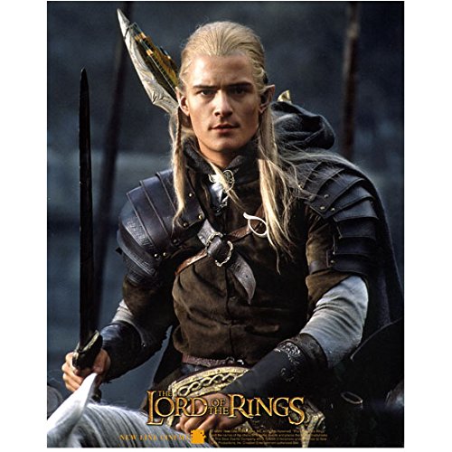 Orlando Bloom as Legolas Lord of the Rings on Horse 8 x 10 Inch Photo