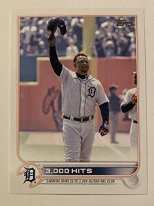 miguel cabrera 3,000 hits #183 2022 topps update pack fresh officially licensed mlb baseball trading card