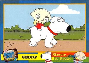 brian stewie griffin trading card family guy 2008 inkworks #9