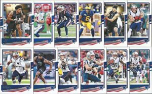 2016 2017 2018 2019 2020 panini donruss football new england patriots 5 team set lot gift pack 58 cards