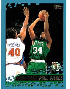 2001-02 topps basketball boston celtics team set with paul pierce & antoine walker – 7 nba cards