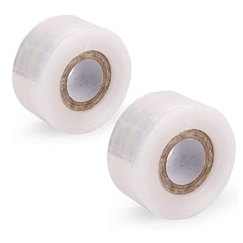 Liaogo Grafting Tape Grafting Film for Plants, 2 Pack Stretchable Garden Grafting Tape Plants Repair Budding Tapes for Floral Fruit Tree and Poly Budding Tape