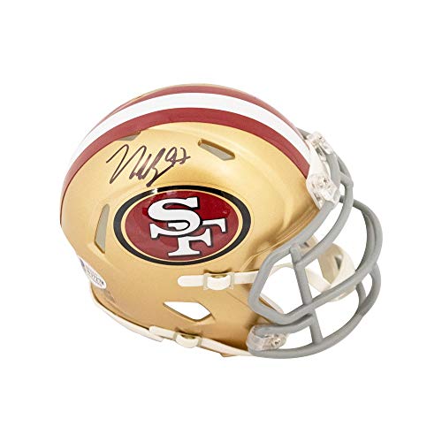 Nick Bosa Autographed San Francisco 49ers Speed Mini Football Helmet - BAS COA