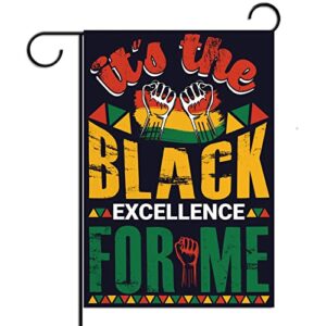 black history month garden flag 12.5×18” black history month decoration african american juneteenth decoration and supplies for home