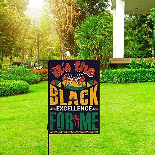 Black History Month Garden Flag 12.5x18'' Black History Month Decoration African American Juneteenth Decoration and Supplies for Home