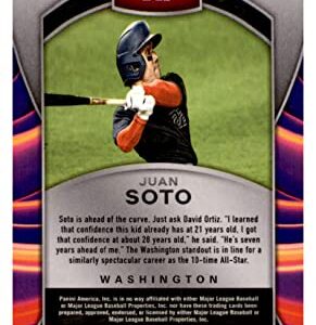 2021 Panini Prizm Sluggers Silver Prizm #5 Juan Soto NM-MT Nationals